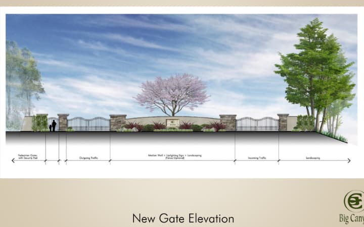 New gate elevation